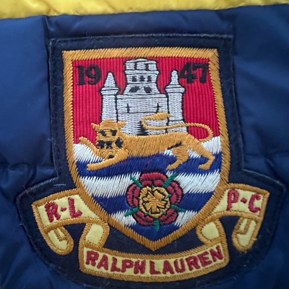 NWT Polo by Ralph Lauren multi colored down vest - Picture 3 of 5